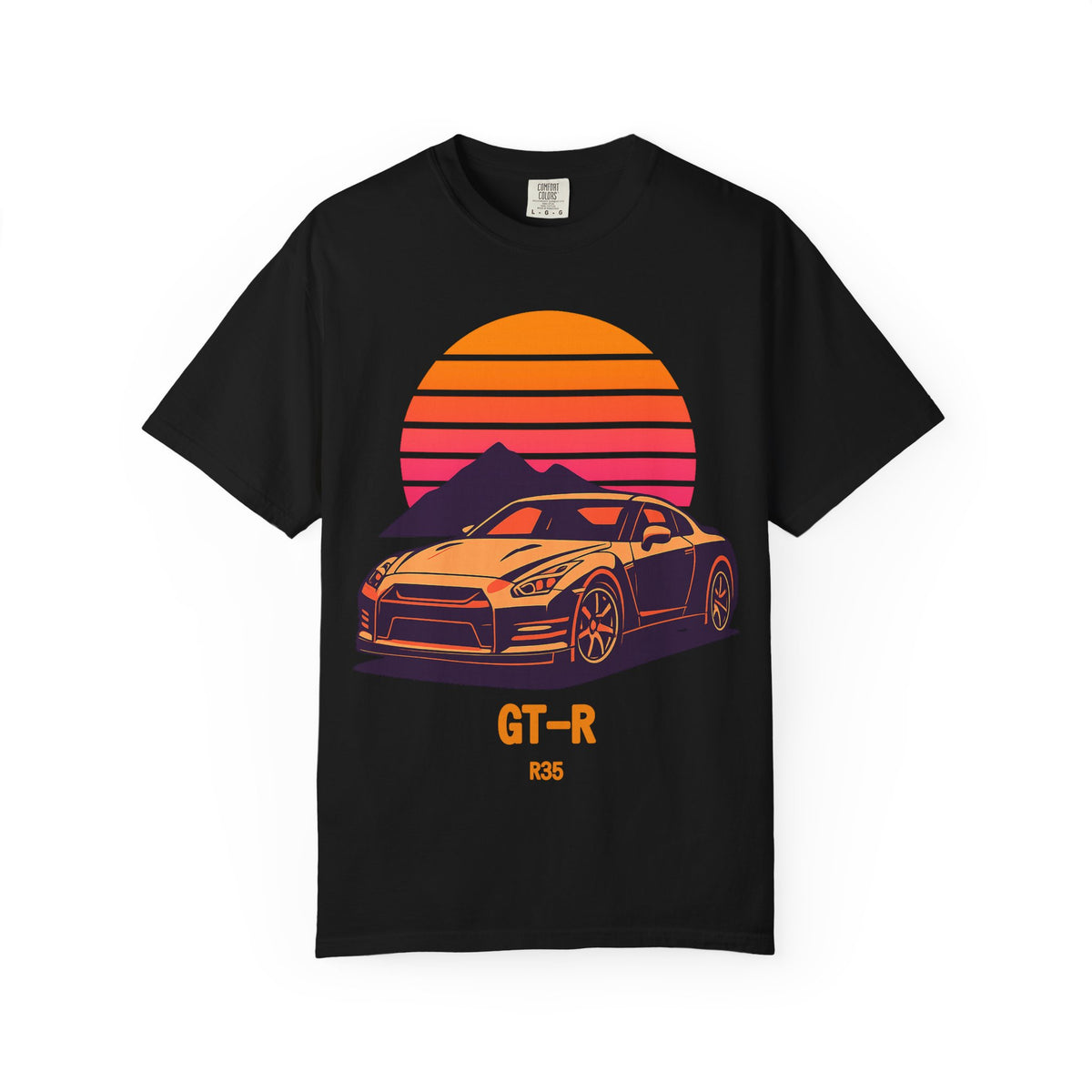 Nissan GT-R R35 T-Shirt — Retro Sunset JDM Car Shirt
