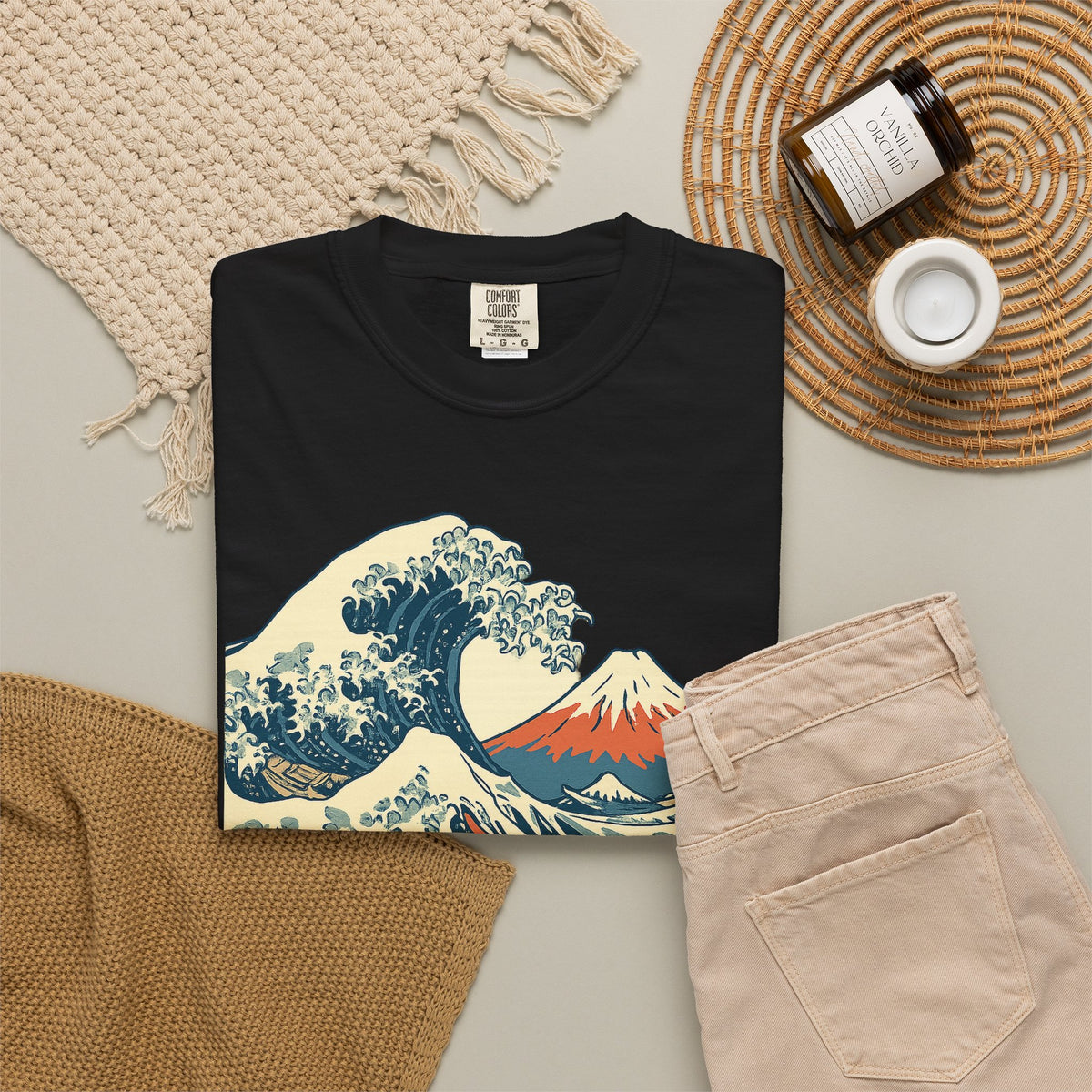 Nissan Skyline GT-R R34 T-Shirt — Ukiyo-e Wave JDM Car Shirt
