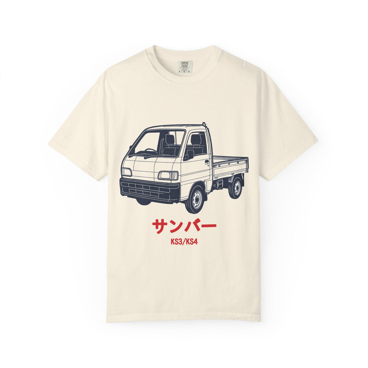 Subaru Sambar Kei Truck T-Shirt — Blueprint Japanese Mini Truck T-Shirt