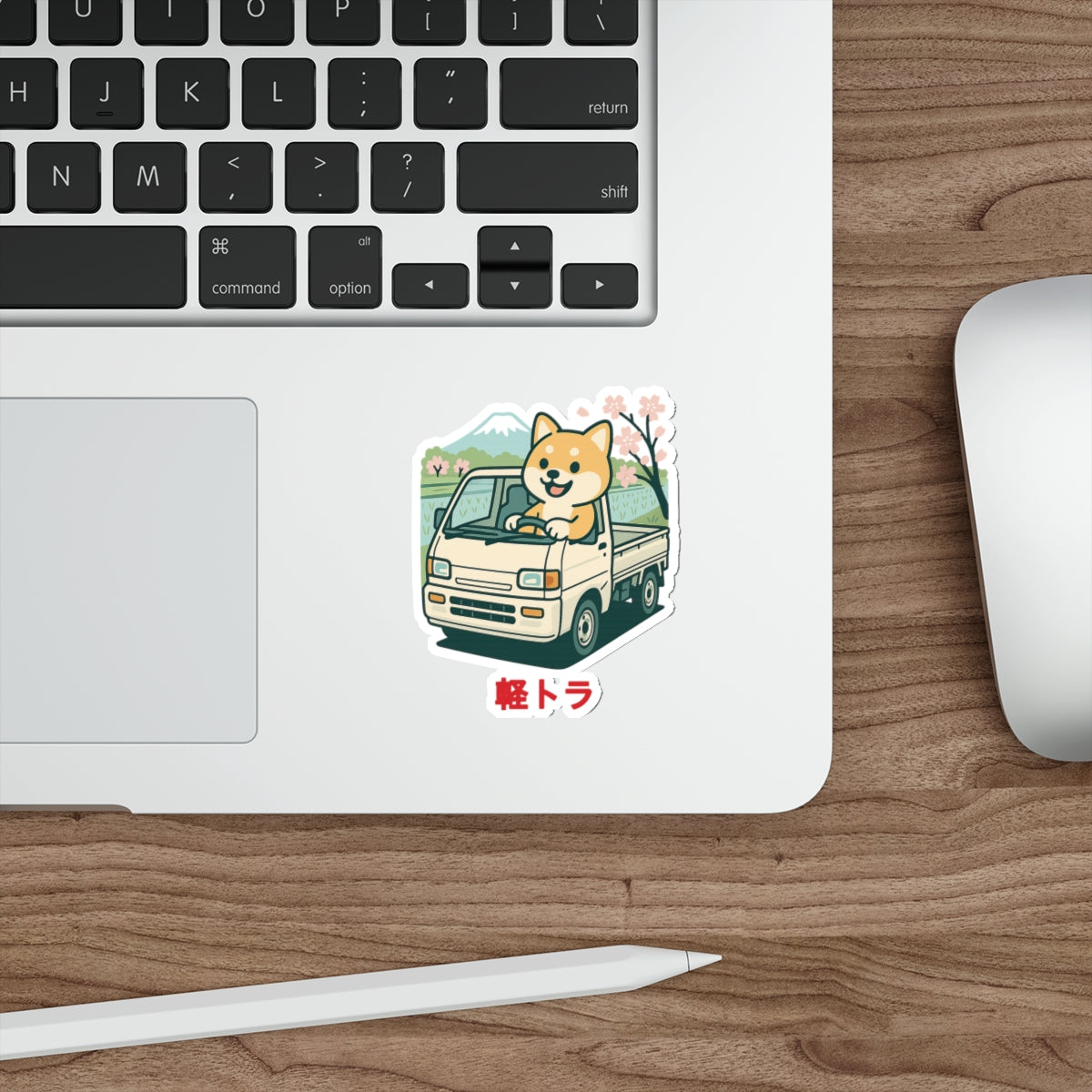 Shiba Inu Kei Truck Sticker — Japanese Mini Truck JDM Vinyl Decal