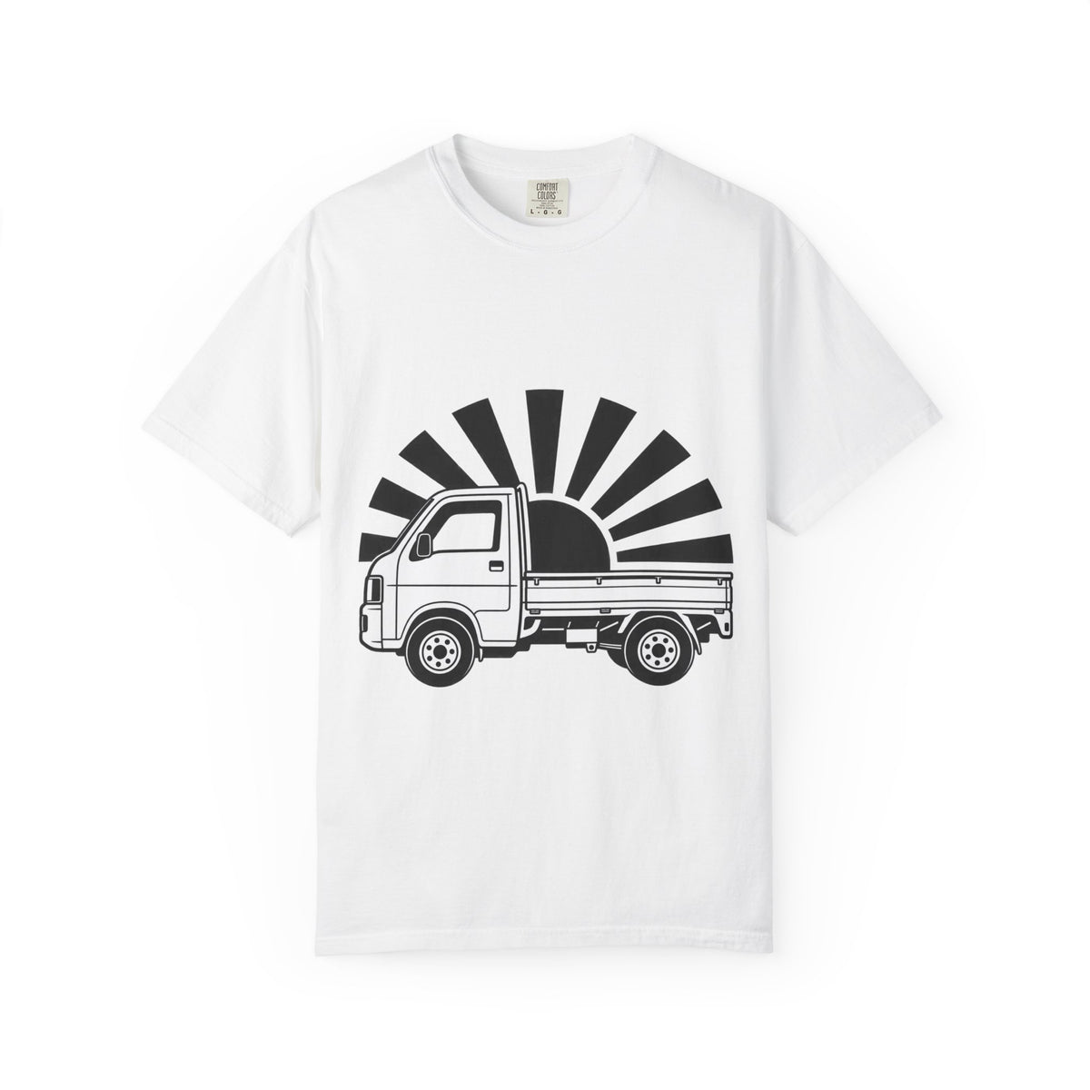 Mini Truck Sunrise T-Shirt — Retro Kei Truck Graphic Tee