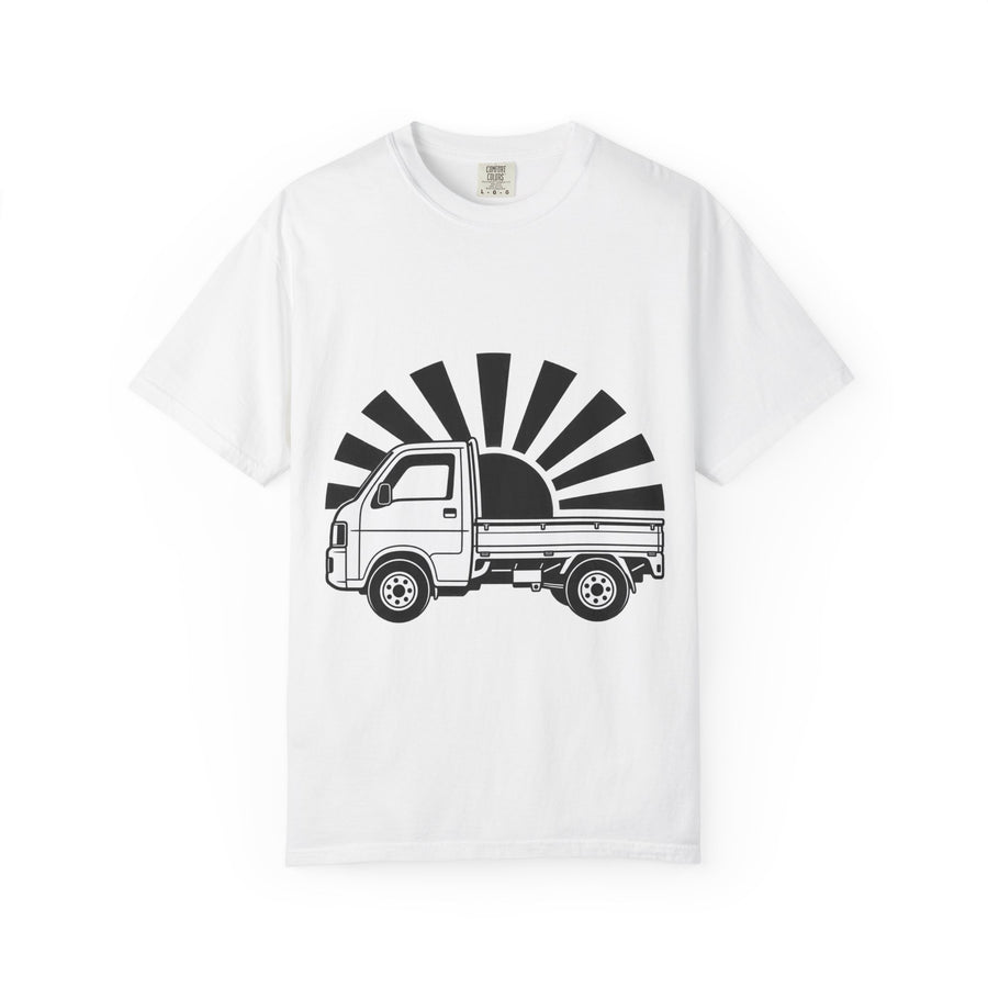 Mini Truck Sunrise T-Shirt — Retro Kei Truck Graphic Tee