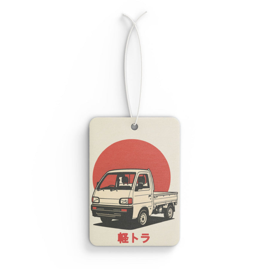 Kei Truck Car Air Freshener — Red Sun 軽トラ JDM Hanging Freshener