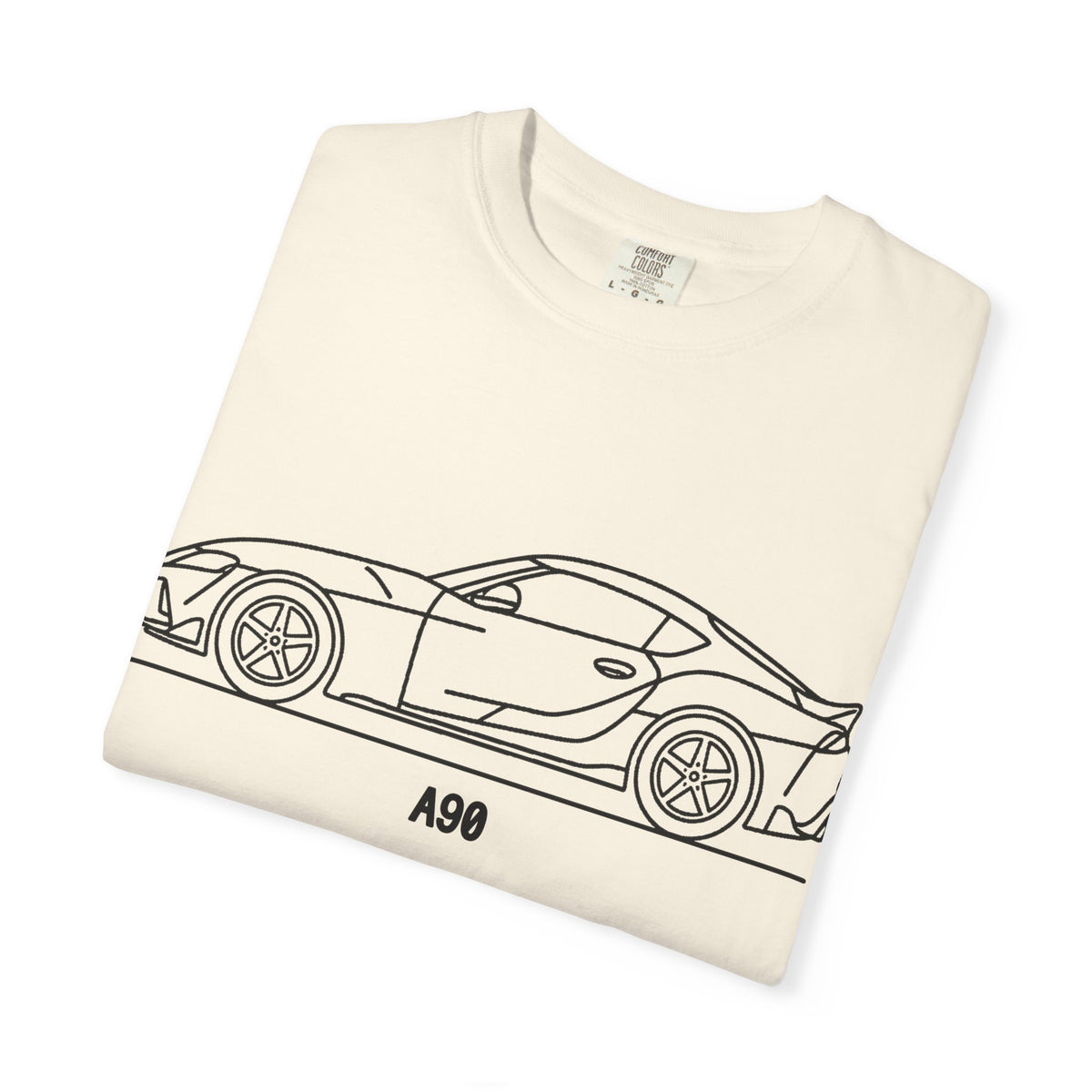 Toyota GR Supra A90 T-Shirt — Line Art Outline JDM Shirt