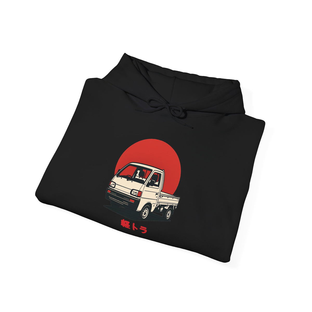 Red Sun Kei Truck Hoodie — Japanese Mini Truck JDM Car Hoodie