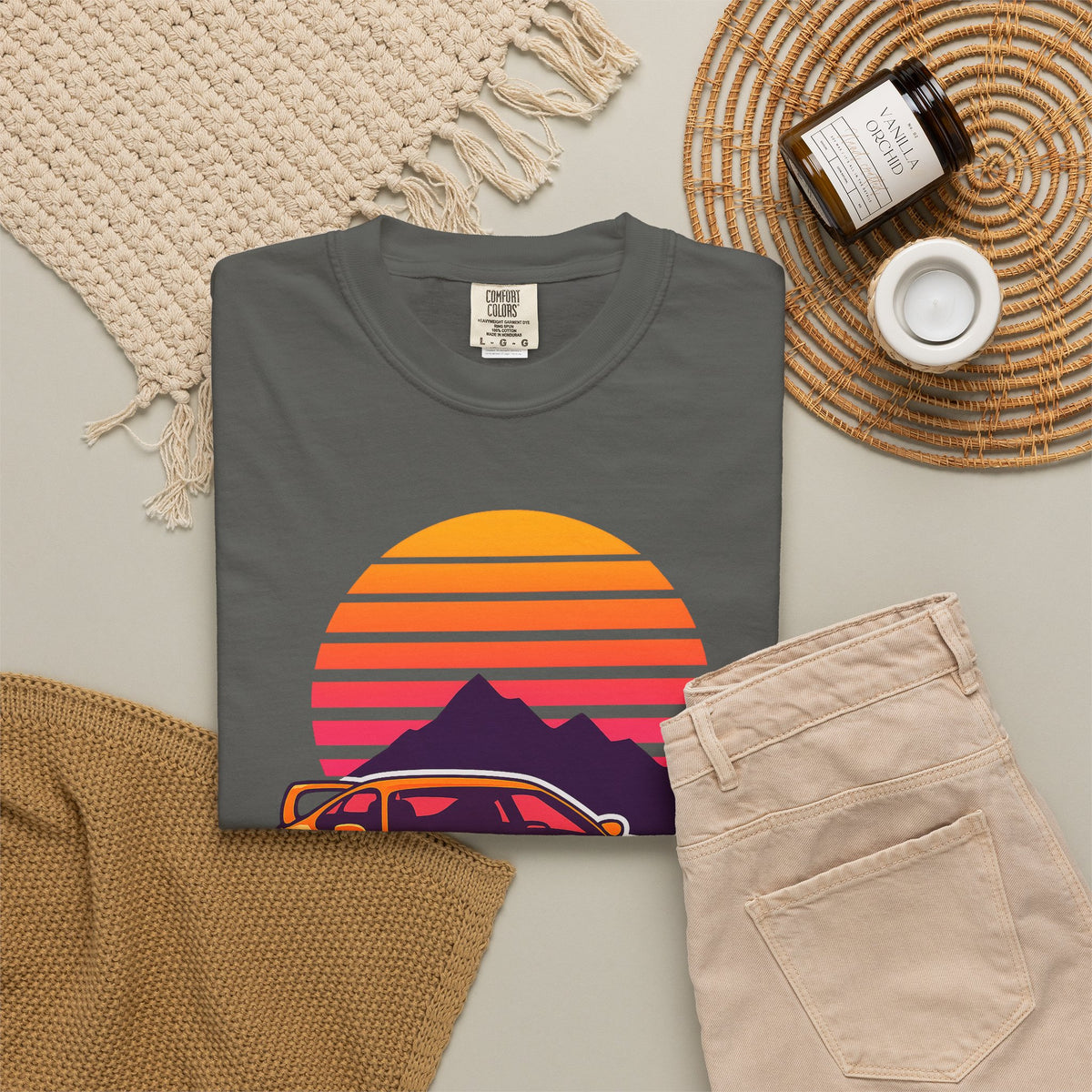 Toyota Supra MK4 T-Shirt — Retro Sunset JDM Car Shirt