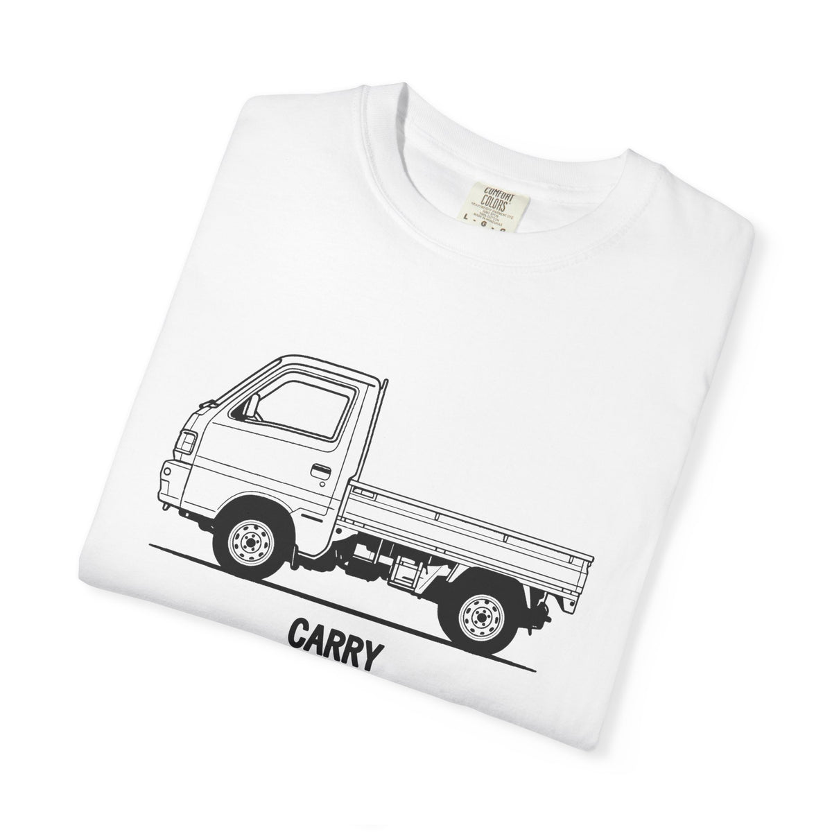 Suzuki Carry Kei Truck T-Shirt — Line Art Outline Mini Truck Shirt
