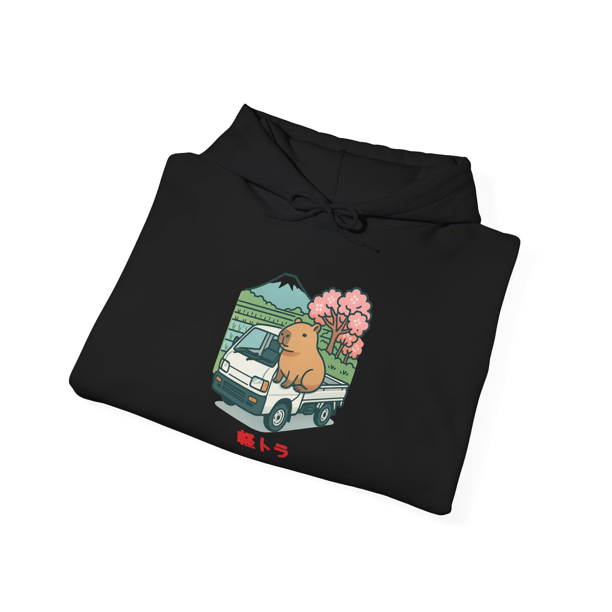 Capybara Kei Truck Hoodie — Japanese Mini Truck JDM Car Hoodie