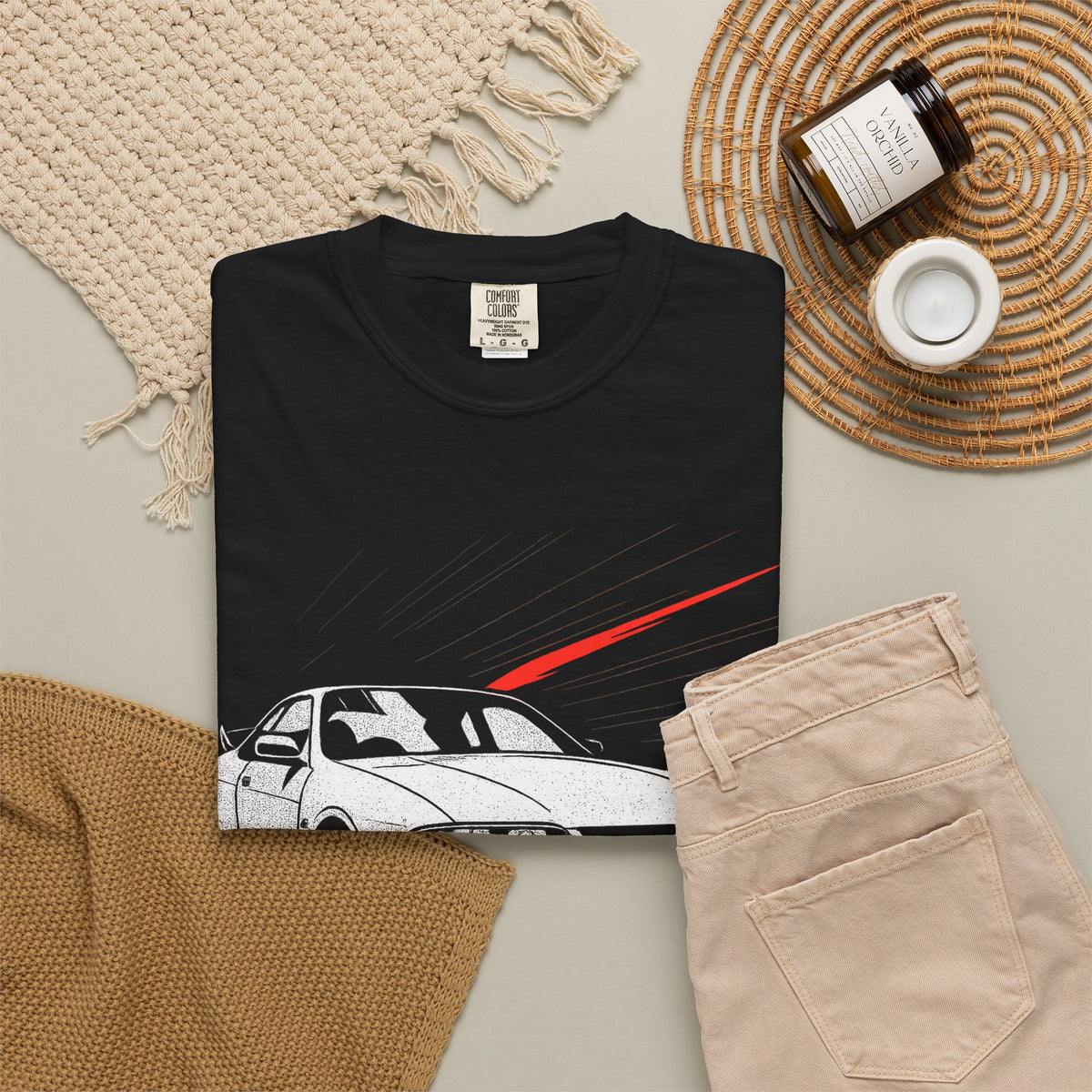 Nissan Skyline GT-R R33 T-Shirt — Manga Panel JDM Car Shirt
