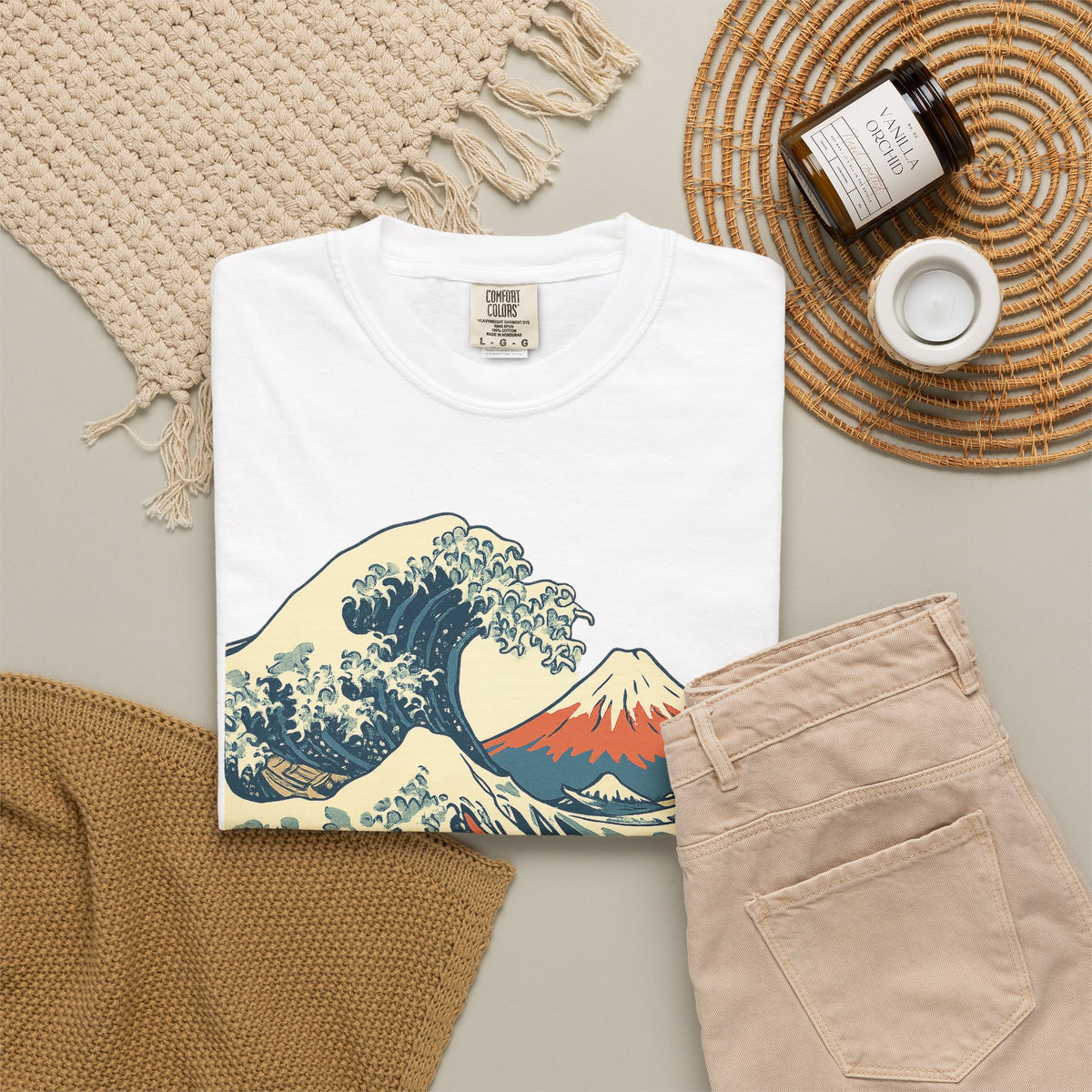 Nissan Skyline GT-R R34 T-Shirt — Ukiyo-e Wave JDM Car Shirt
