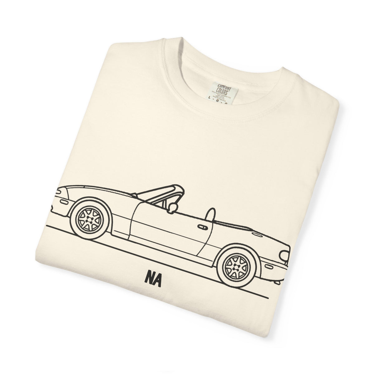 Mazda Miata NA T-Shirt — Line Art Outline JDM Shirt