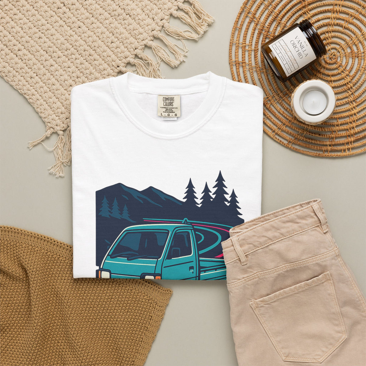 Suzuki Carry Kei Truck T-Shirt — Touge Night Japanese Mini Truck T-Shirt