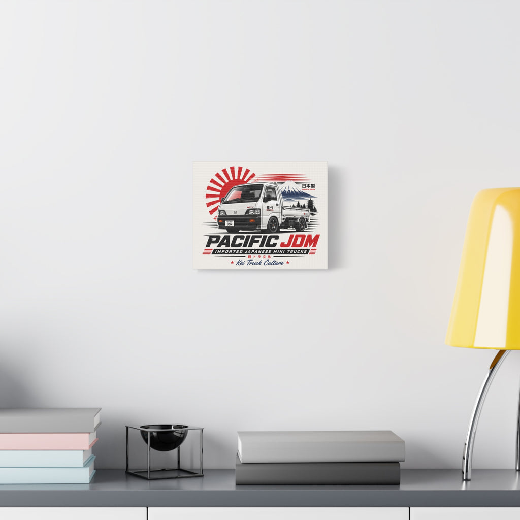 Pacific JDM Kei Truck Canvas Print — Japanese Mini Truck Wall Art