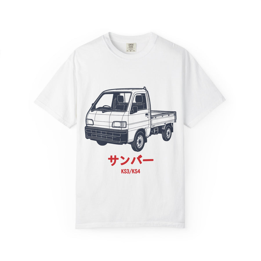 Subaru Sambar Kei Truck T-Shirt — Blueprint Japanese Mini Truck T-Shirt