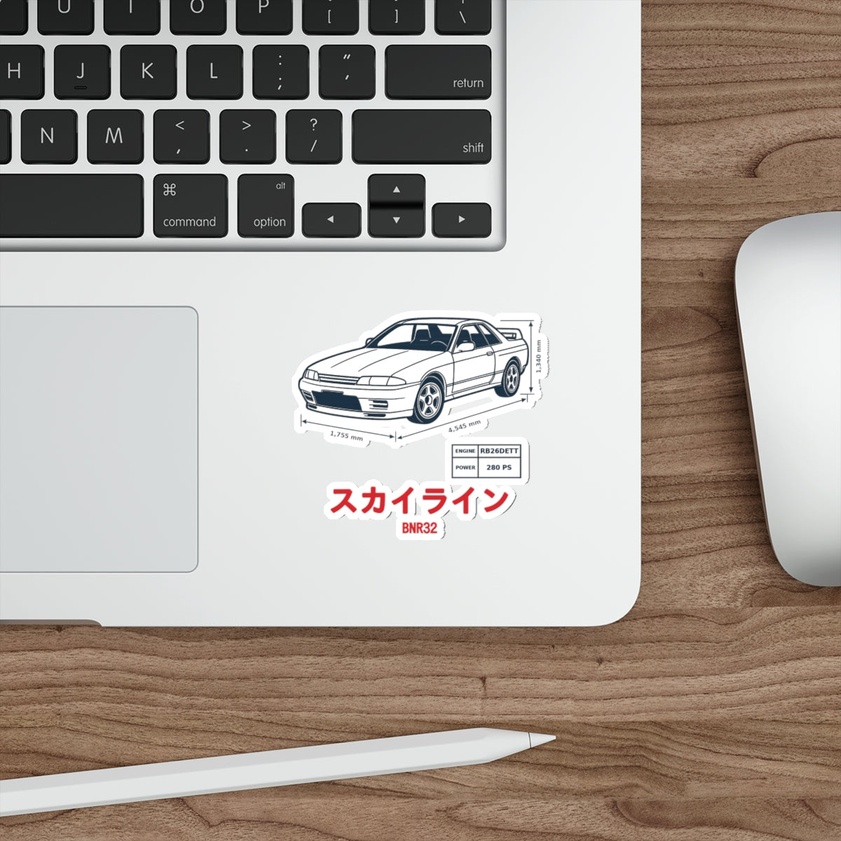 Nissan Skyline GT-R R32 Sticker — Blueprint JDM Vinyl Decal