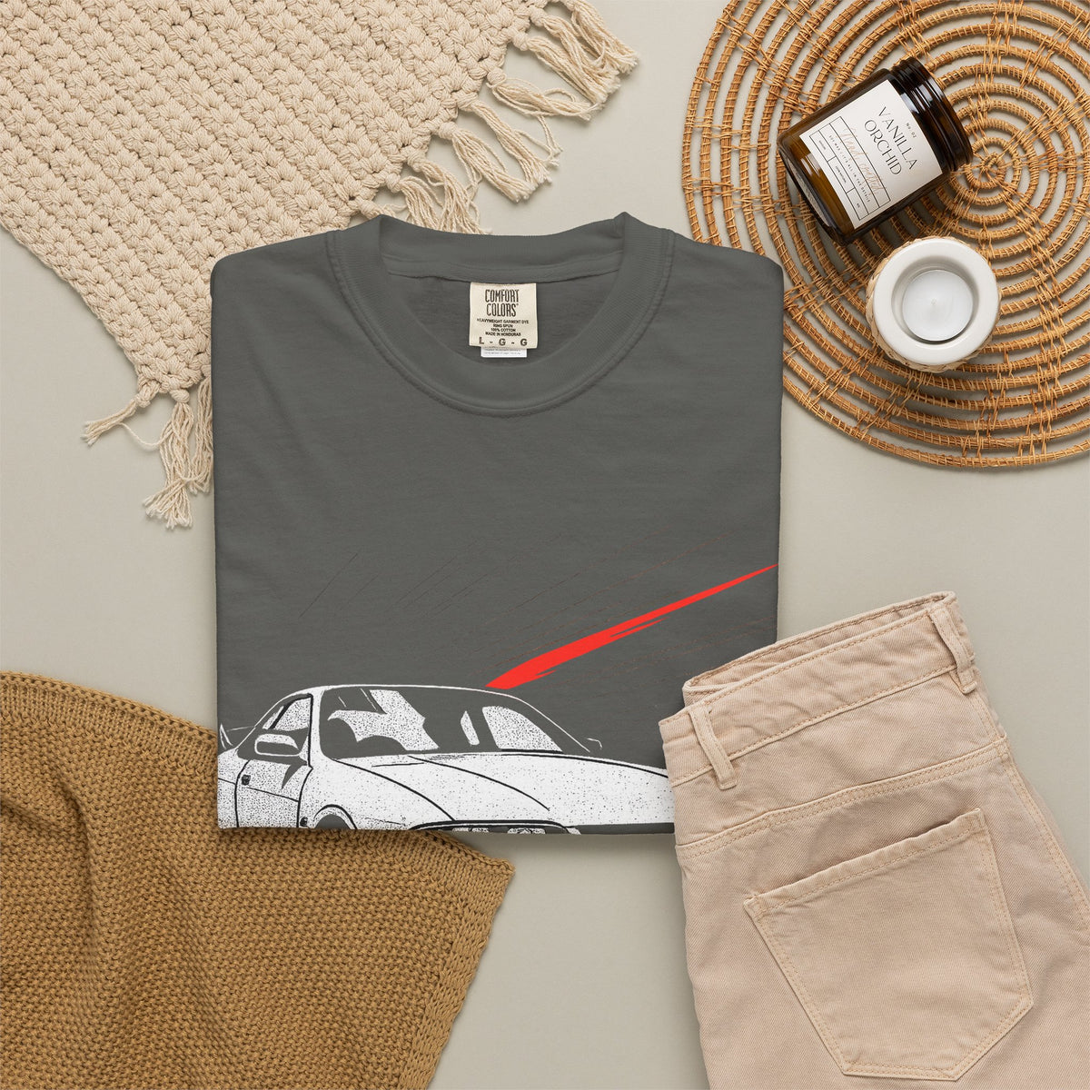 Nissan Skyline GT-R R33 T-Shirt — Manga Panel JDM Car Shirt