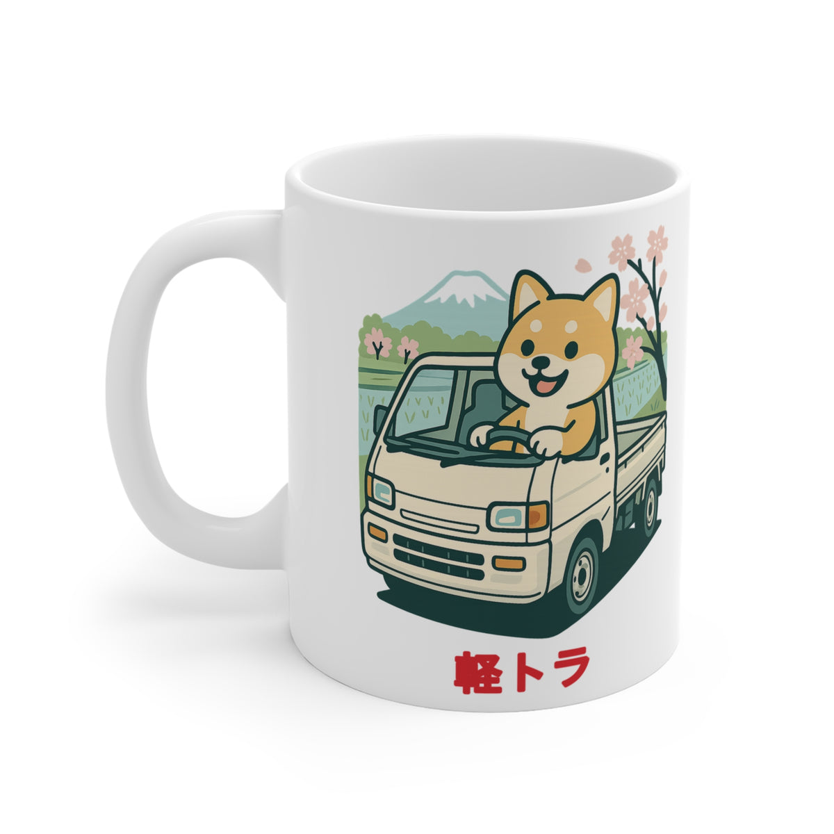 Shiba Inu Kei Truck Mug — Cute JDM Coffee Mug 11oz