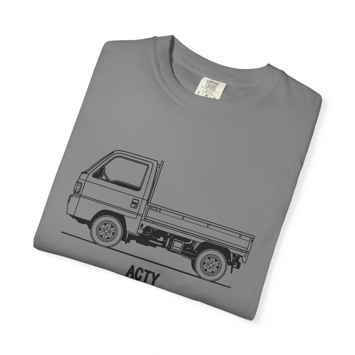 Honda Acty Kei Truck T-Shirt — Line Art Outline Mini Truck Shirt