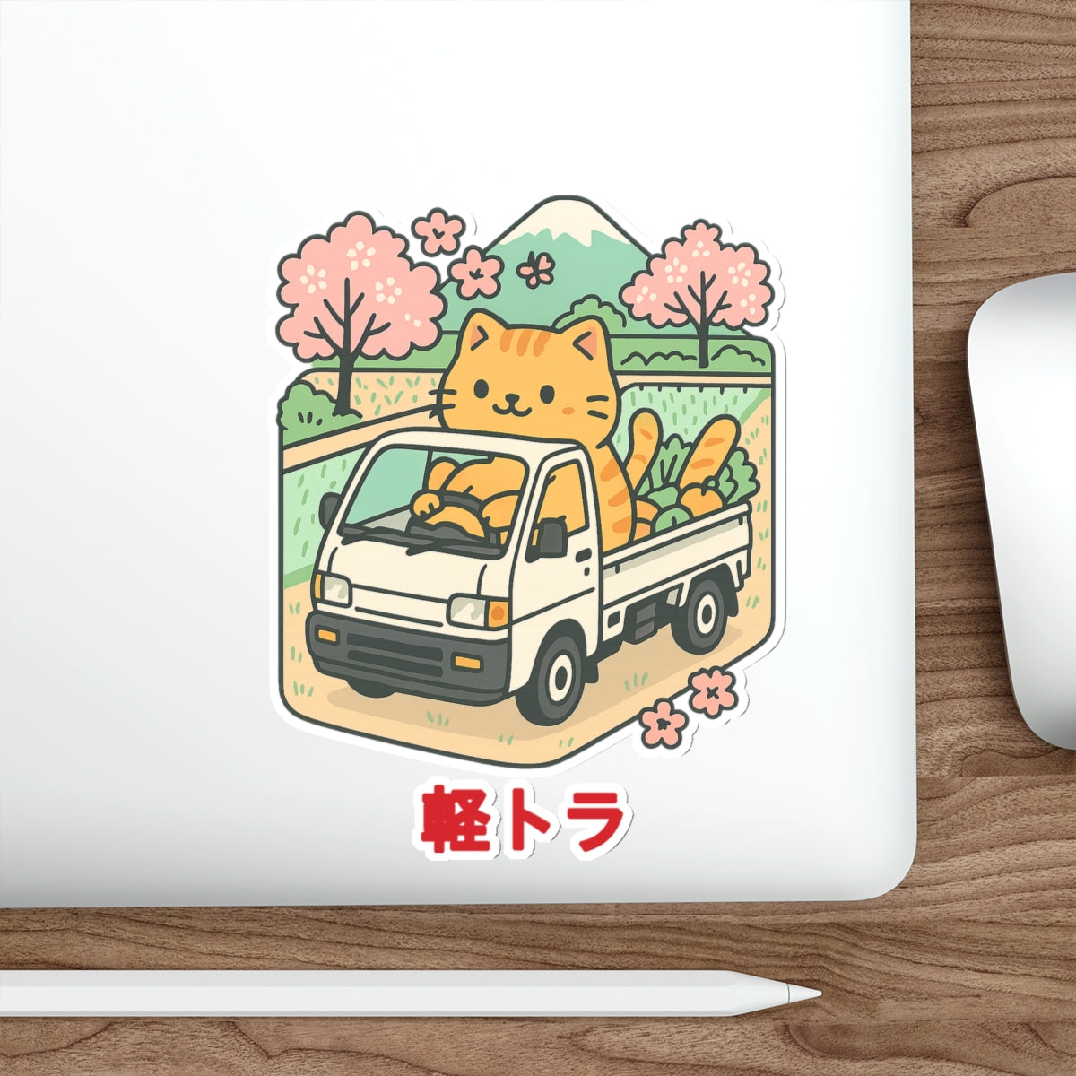 Cat Kei Truck Sticker — Japanese Mini Truck JDM Vinyl Decal