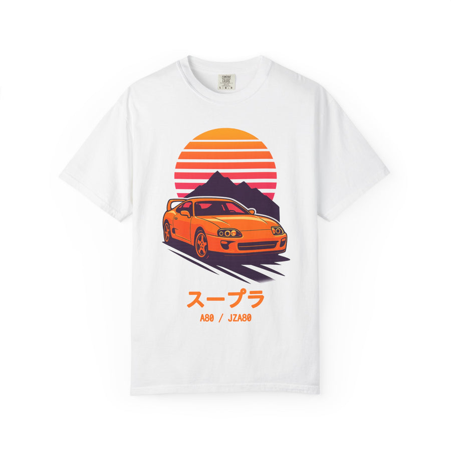 Toyota Supra MK4 T-Shirt — Retro Sunset JDM Car Shirt