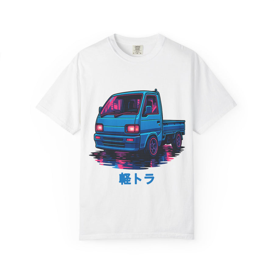 Cyber Neon Kei Truck T-Shirt — Japanese Mini Truck JDM Car Shirt