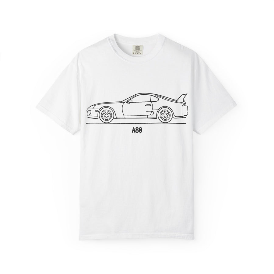 Toyota Supra MK4 T-Shirt — Line Art Outline JDM Shirt