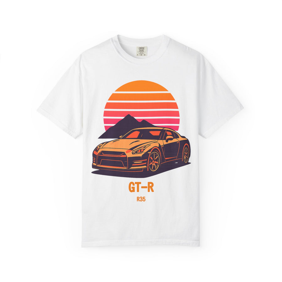 Nissan GT-R R35 T-Shirt — Retro Sunset JDM Car Shirt