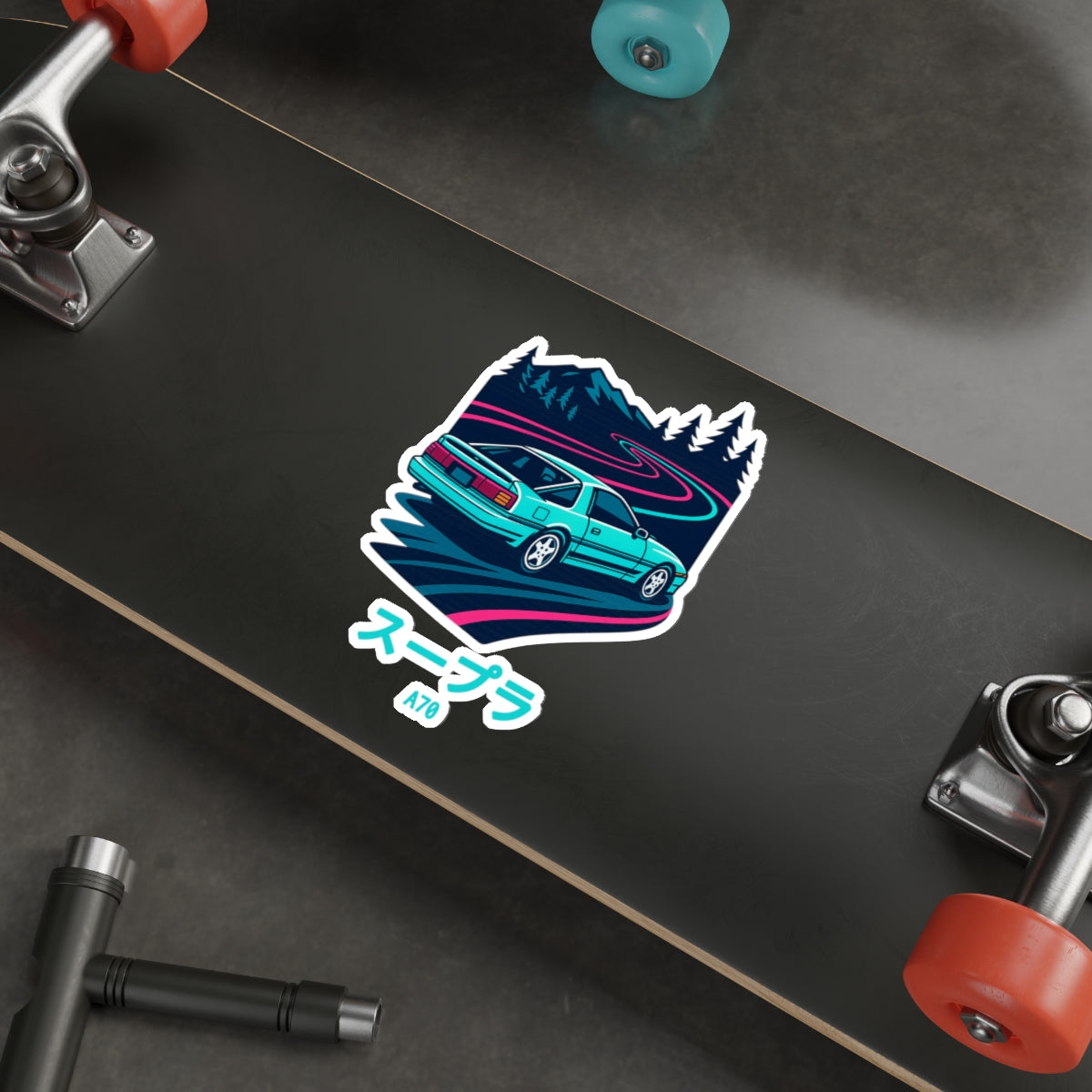 Toyota Supra MK3 Sticker — Touge Night JDM Vinyl Decal