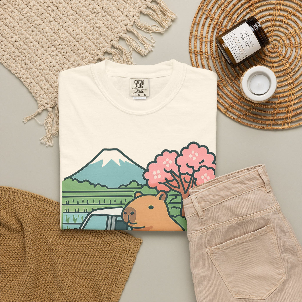 Capybara Kei Truck T-Shirt — Japanese Mini Truck JDM Car Shirt
