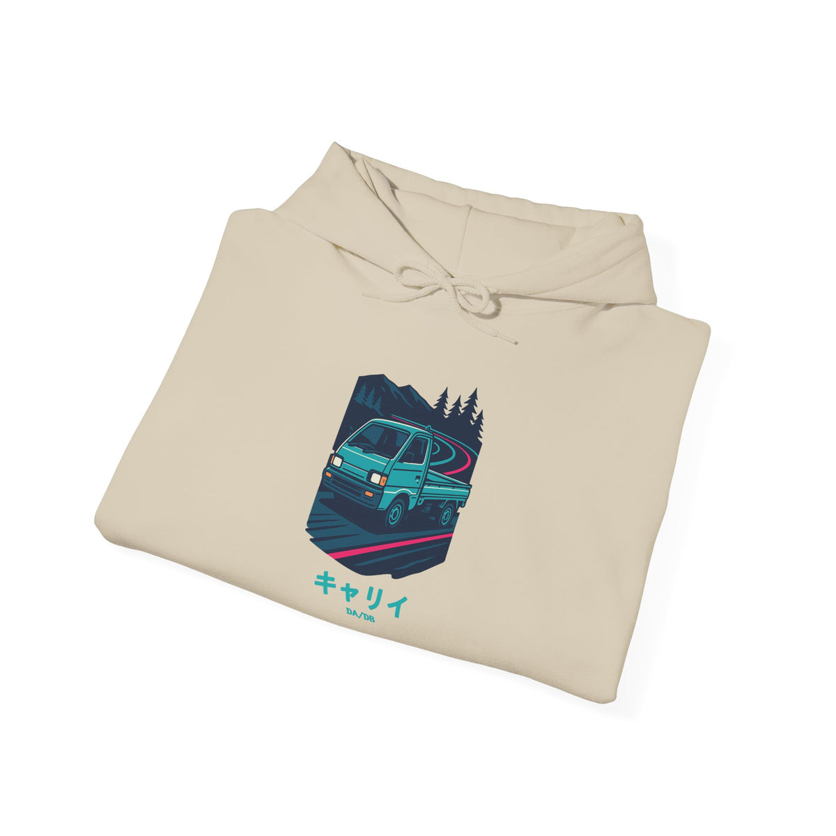 Suzuki Carry Kei Truck Hoodie — Touge Night Japanese Mini Truck Hoodie