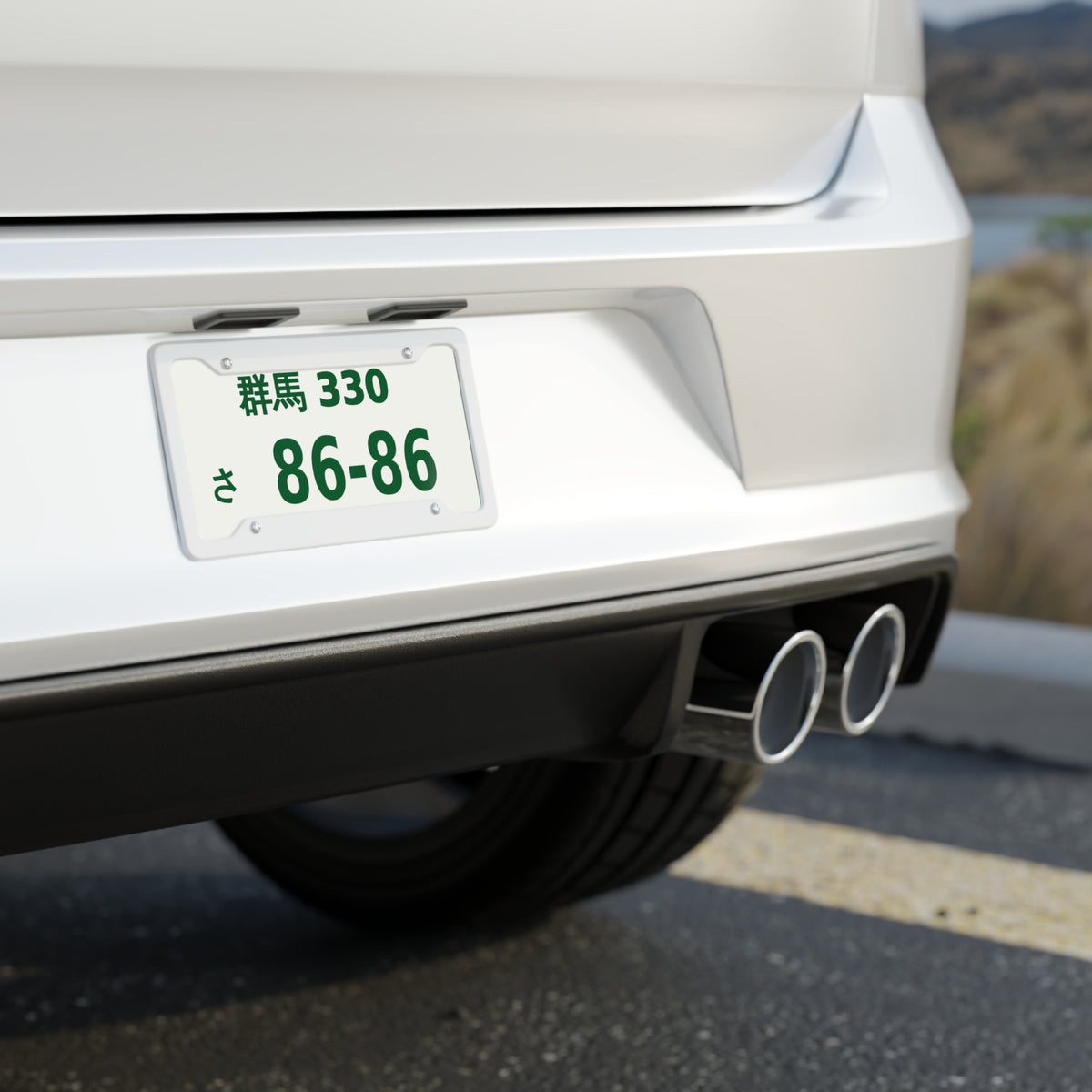 Toyota AE86 Japanese License Plate — 群馬 JDM Style Decorative Plate