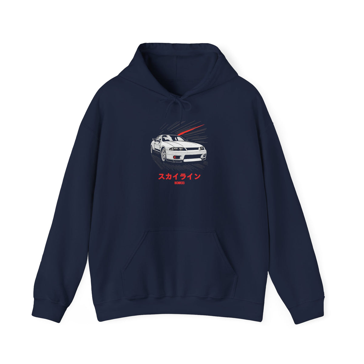 Nissan Skyline GT-R R33 Hoodie — Manga Panel JDM Car Hoodie