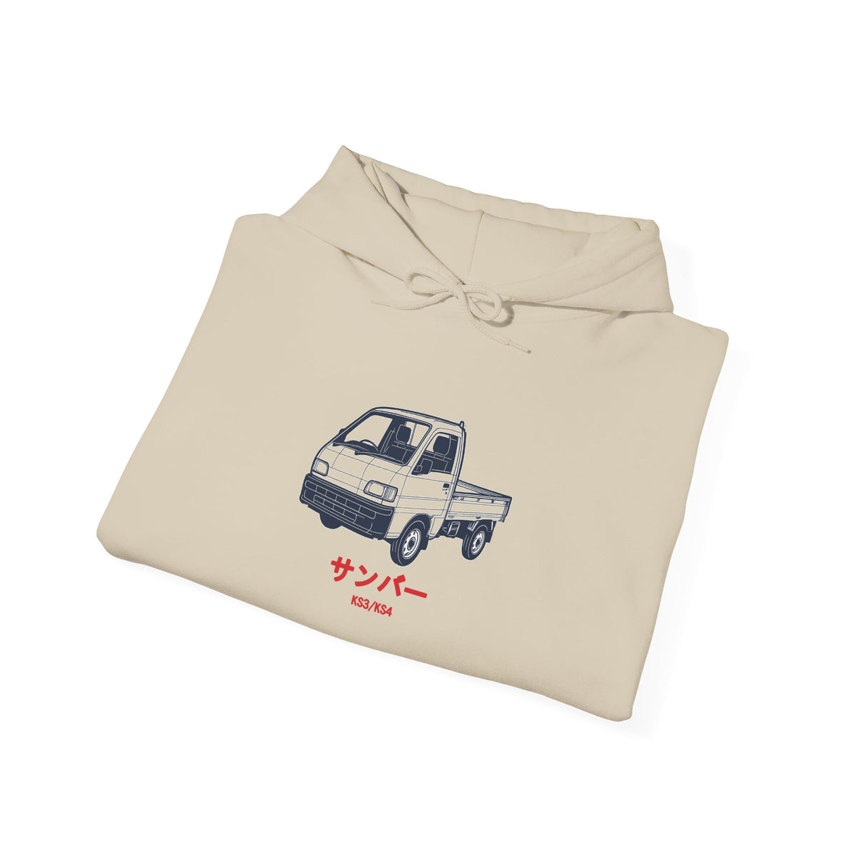 Subaru Sambar Kei Truck Hoodie — Blueprint Japanese Mini Truck Hoodie