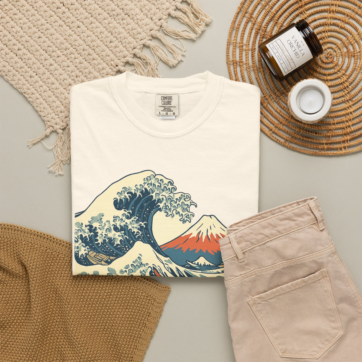 Nissan Skyline GT-R R34 T-Shirt — Ukiyo-e Wave JDM Car Shirt
