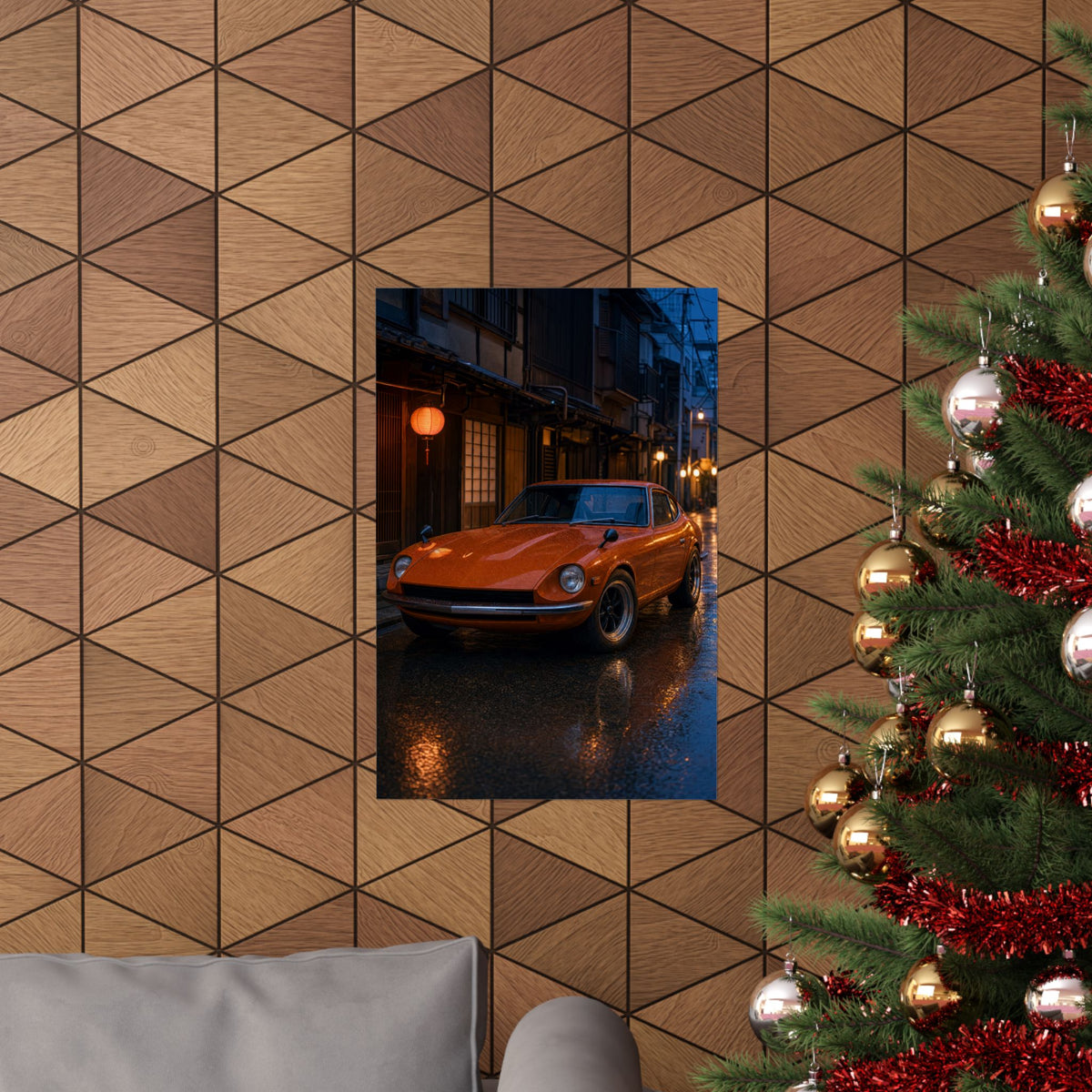 Datsun 240Z Fairlady Z S30 Poster — Tokyo Backstreet Photoreal JDM Wall Art