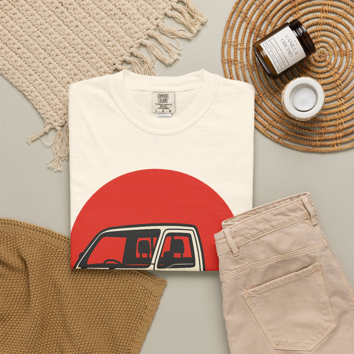 Honda Acty Kei Truck T-Shirt — Red Sun Japanese Mini Truck T-Shirt