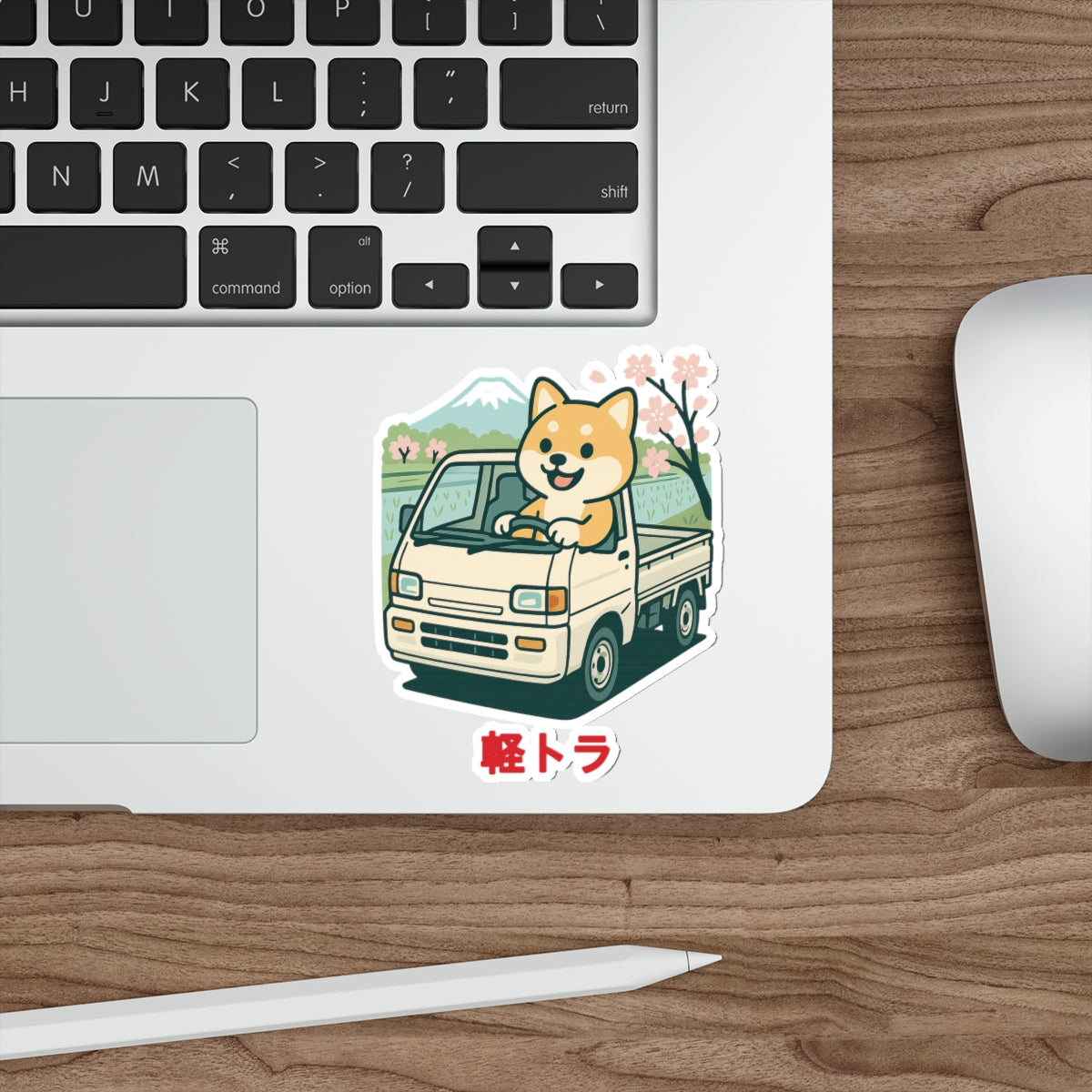 Shiba Inu Kei Truck Sticker — Japanese Mini Truck JDM Vinyl Decal