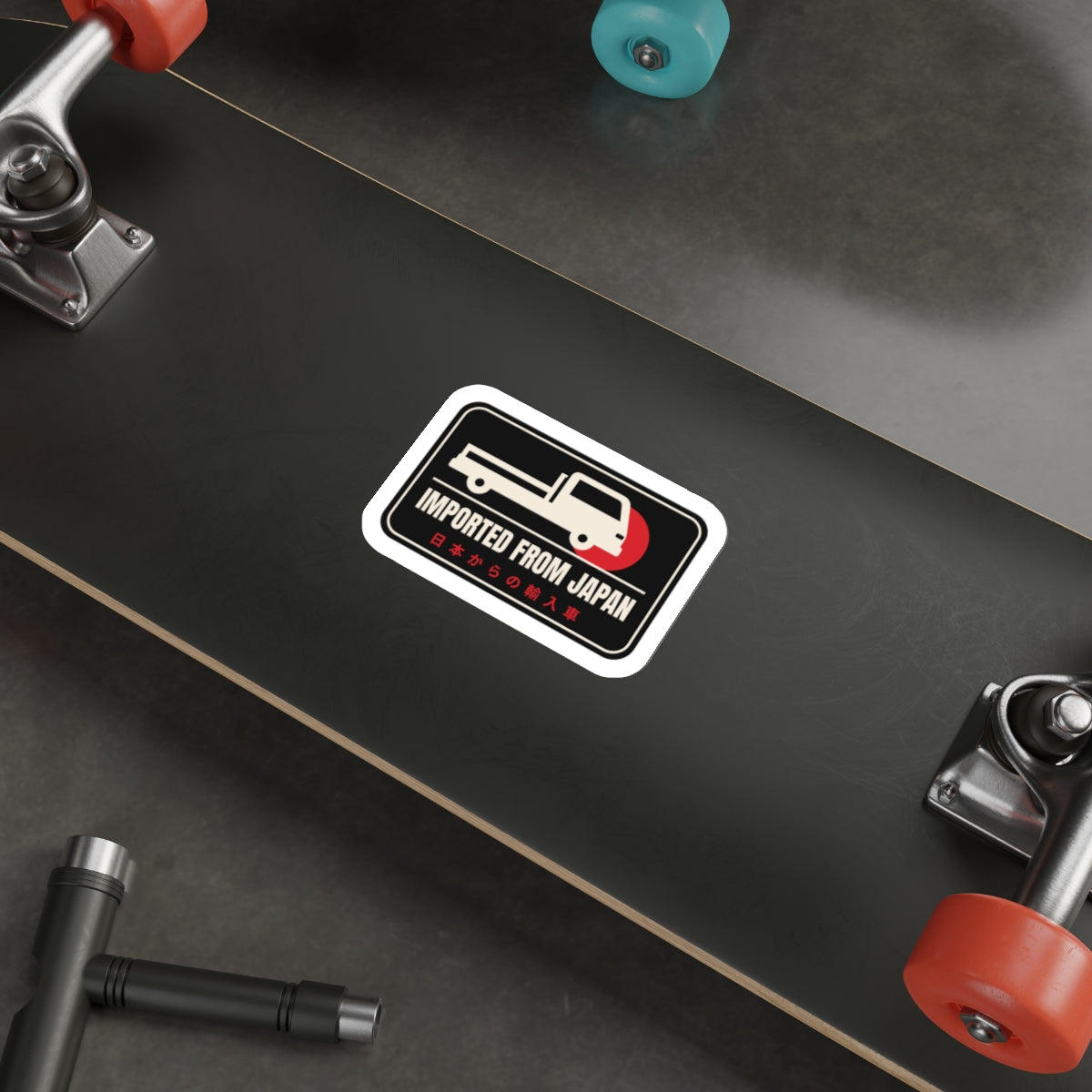Imported From Japan Sticker — JDM Vinyl Decal for Kei Trucks & Import Cars