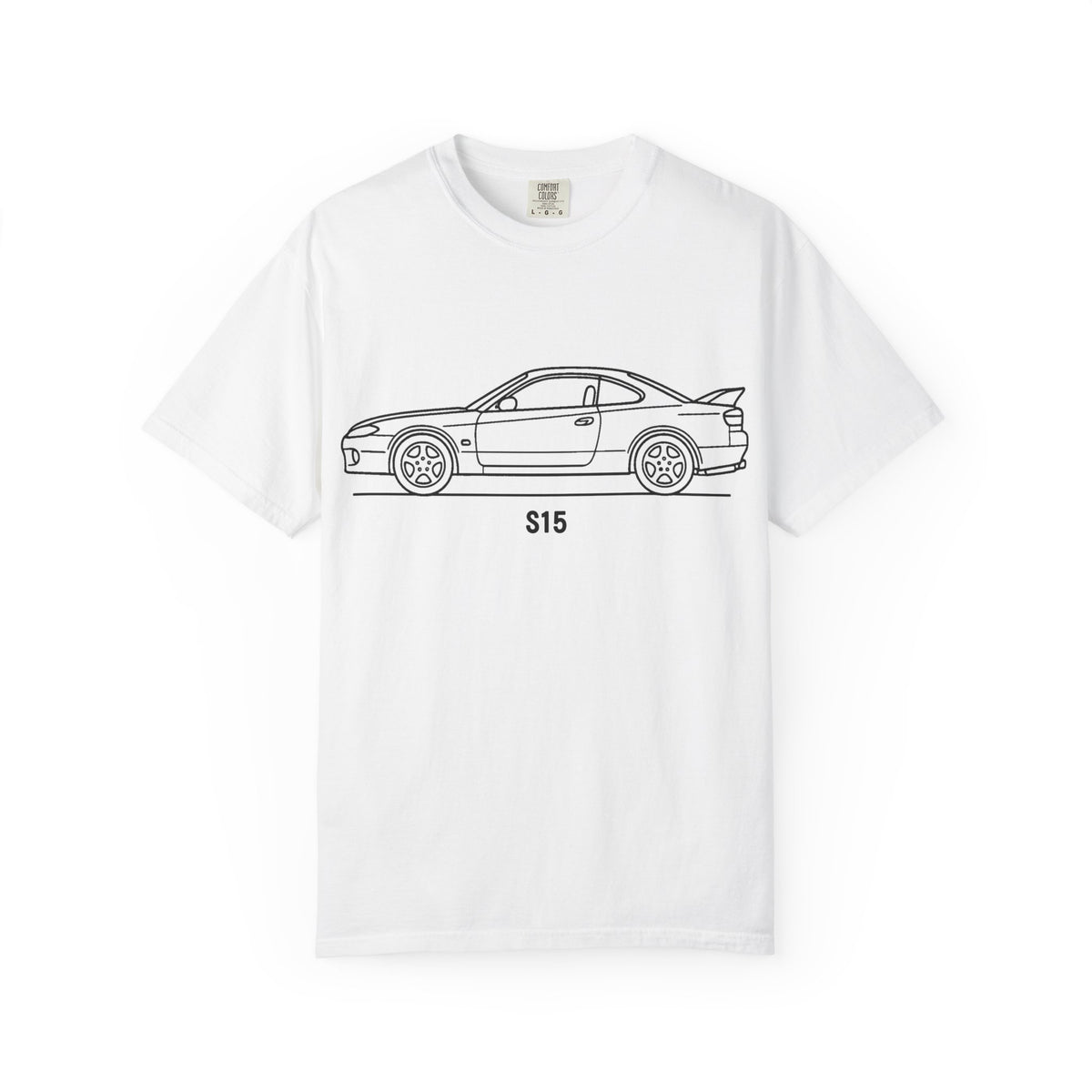 Nissan Silvia S15 T-Shirt — Line Art Outline JDM Shirt