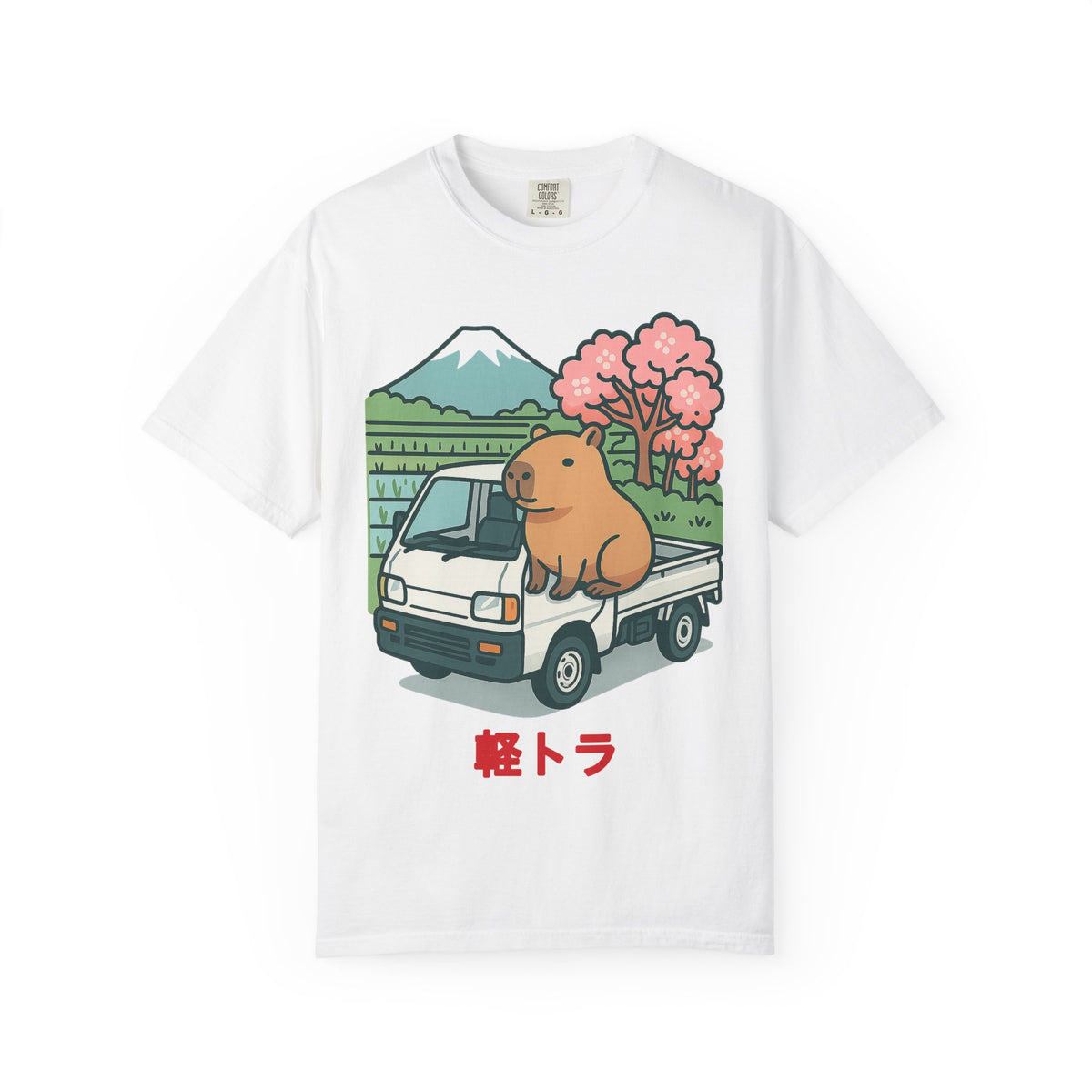 Capybara Kei Truck T-Shirt — Japanese Mini Truck JDM Car Shirt