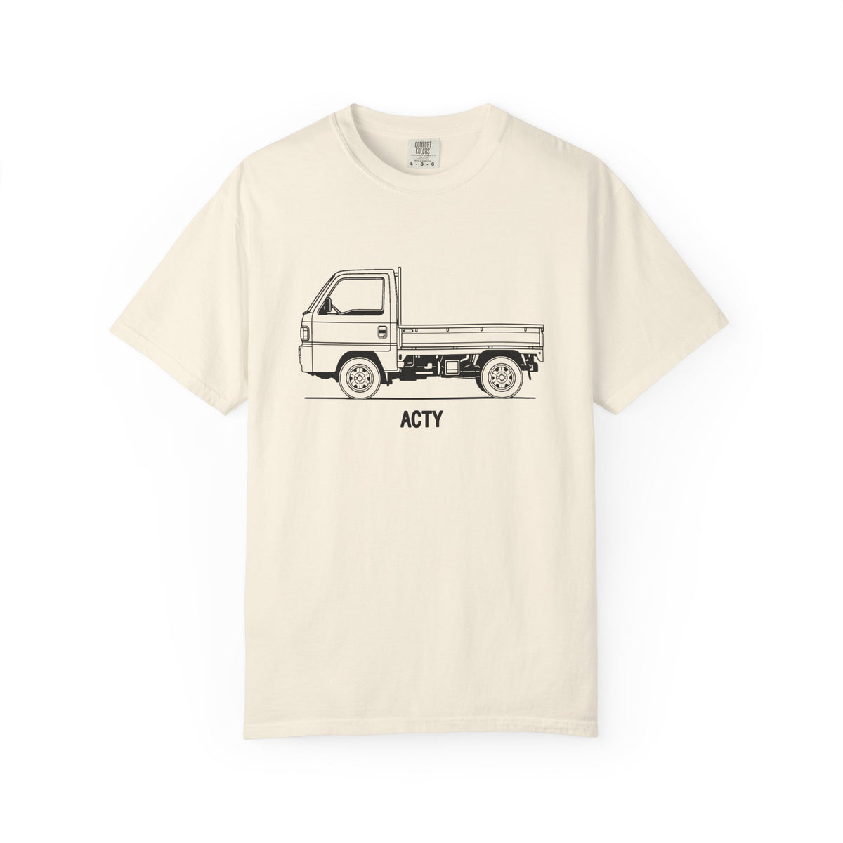 Honda Acty Kei Truck T-Shirt — Line Art Outline Mini Truck Shirt