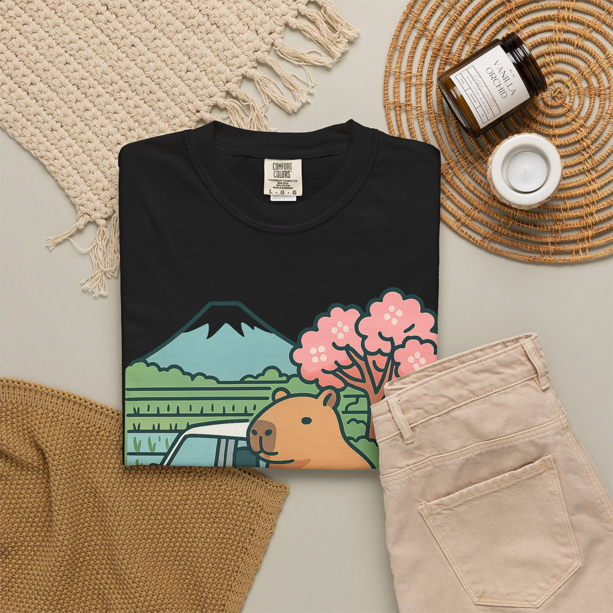 Capybara Kei Truck T-Shirt — Japanese Mini Truck JDM Car Shirt