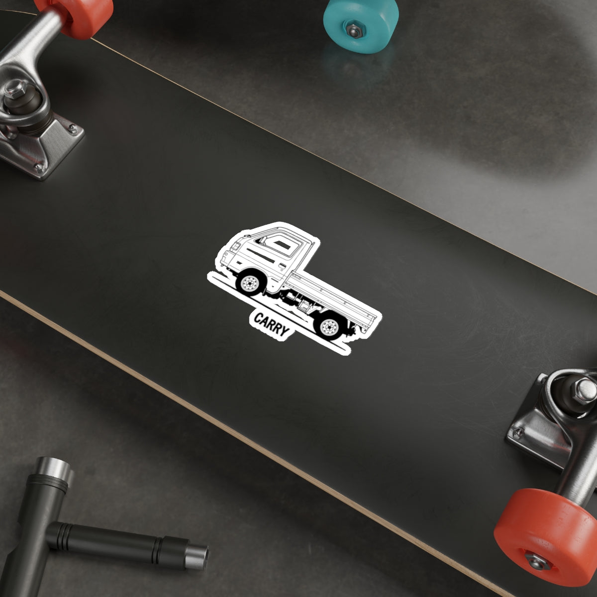 Suzuki Carry Kei Truck Sticker — Line Art Mini Truck Decal