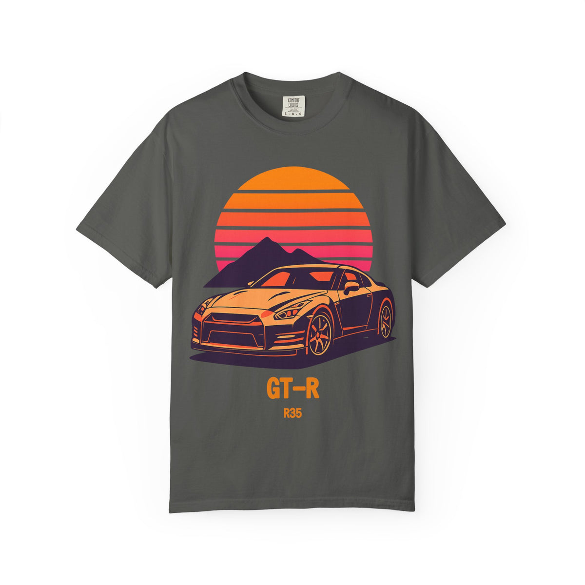 Nissan GT-R R35 T-Shirt — Retro Sunset JDM Car Shirt