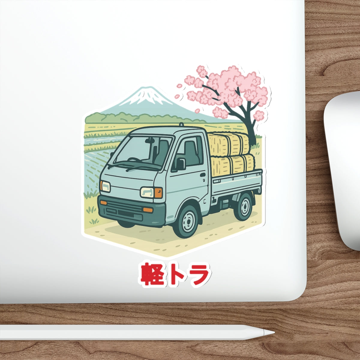 Fuji Farm Kei Truck Sticker — Japanese Mini Truck JDM Vinyl Decal