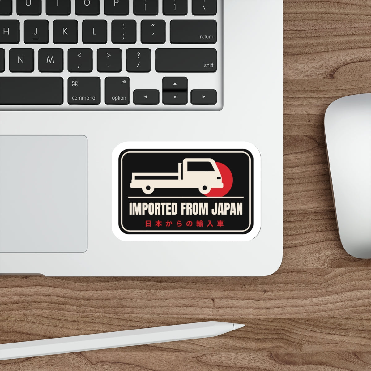 Imported From Japan Sticker — JDM Vinyl Decal for Kei Trucks & Import Cars