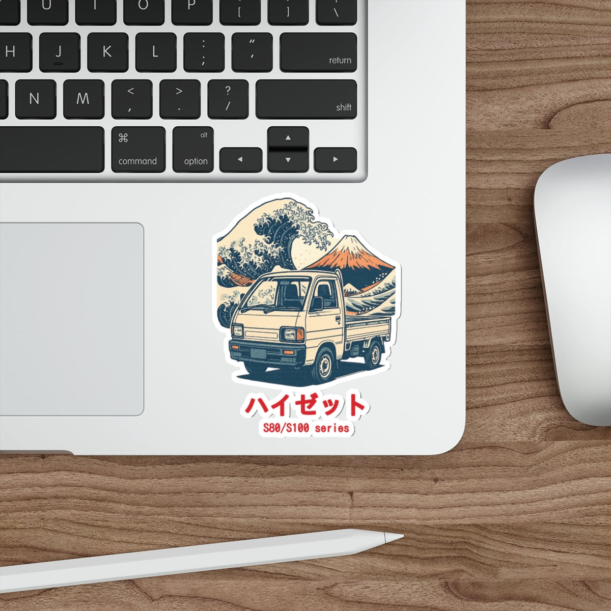 Daihatsu Hijet Kei Truck Sticker — Ukiyo-e Wave Japanese Mini Truck Sticker