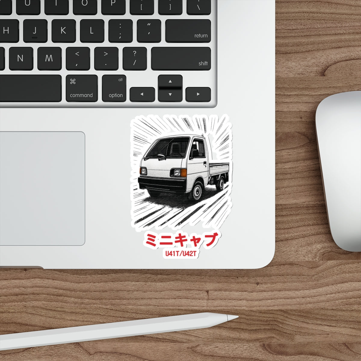 Mitsubishi Minicab Kei Truck Sticker — Manga Panel Japanese Mini Truck Sticker