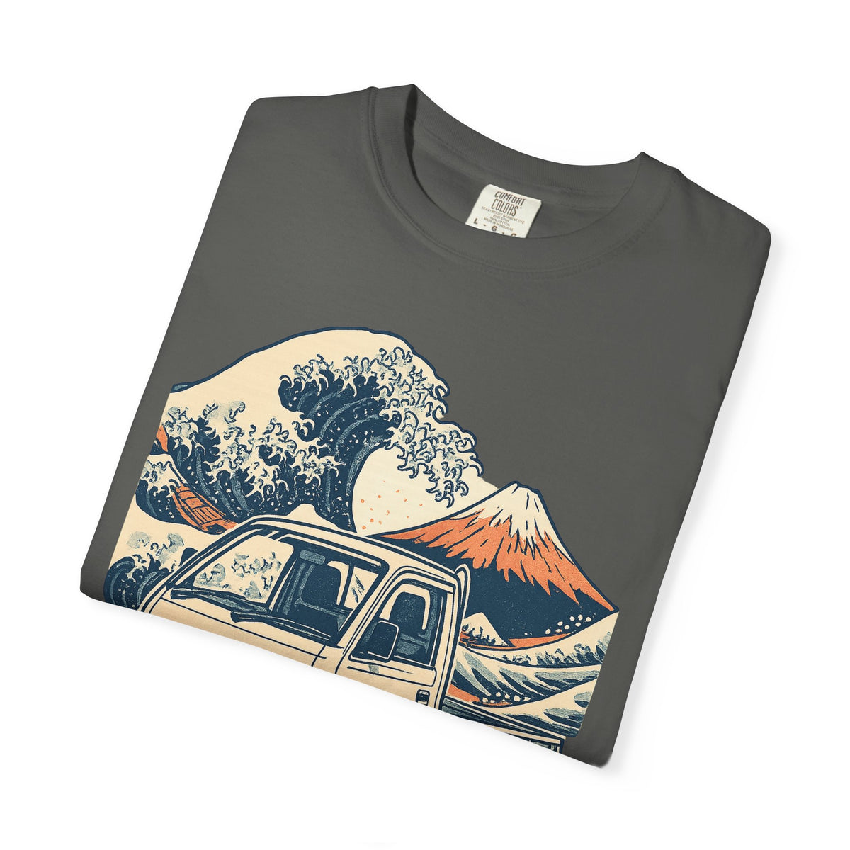 Daihatsu Hijet Kei Truck T-Shirt — Ukiyo-e Wave Japanese Mini Truck T-Shirt