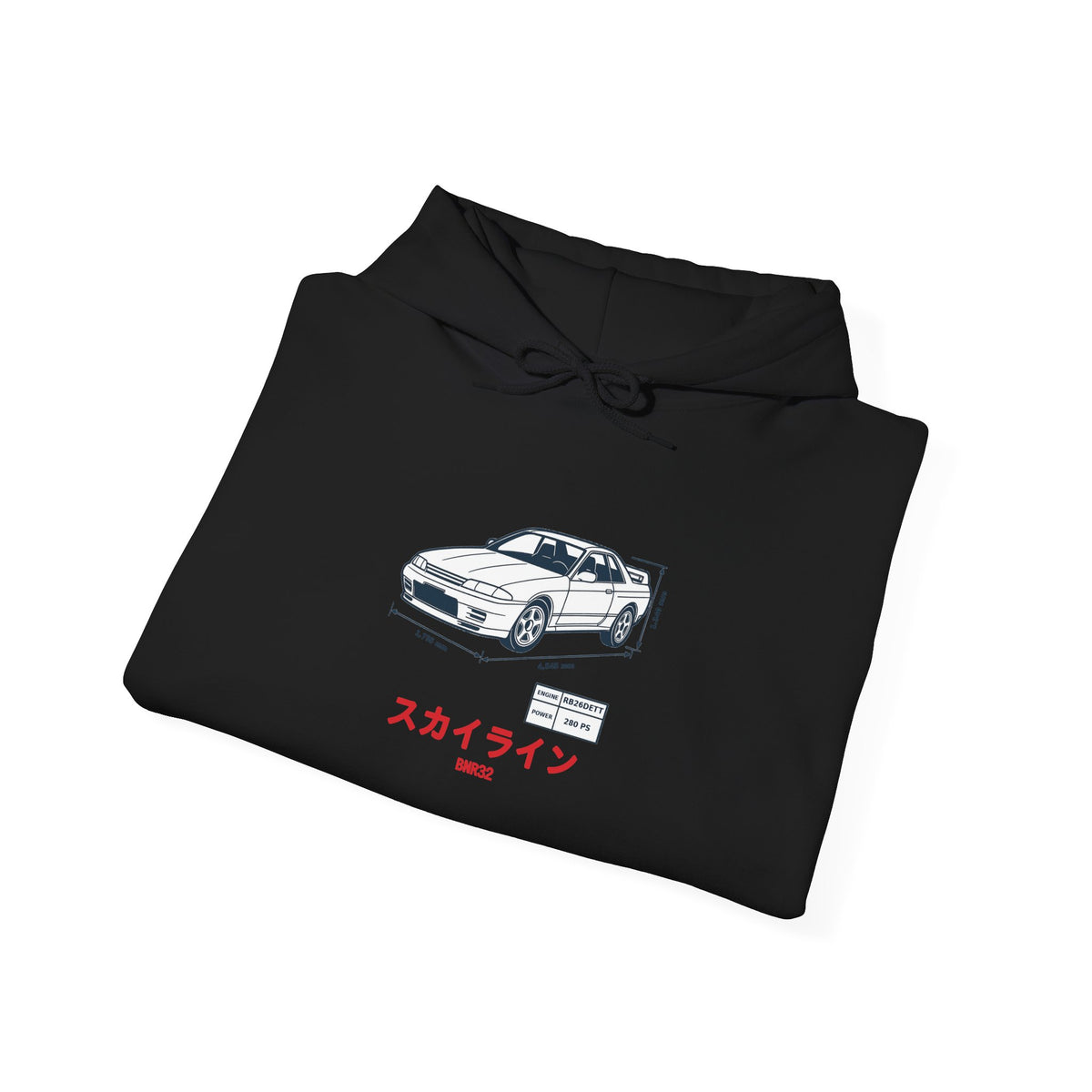 Nissan Skyline GT-R R32 Hoodie — Blueprint JDM Car Hoodie